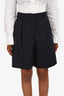 Weekend Max Mara Navy Bermuda Shorts Size 4