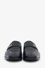 Gucci Black Leather GG Logo Loafers Size 9.5 Mens
