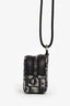 Christian Dior 2021 Navy Oblique Jacquard Nano D-Touch Pouch Crossbody