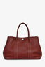 Hermès 2011 Burgundy Negonda Leather Garden Party 30