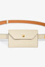 Hermès 2023 Cream Kelly Pocket 18 Belt GHW