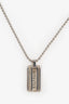 Tiffany & Co. Sterling Silver Atlas Dog Tag Necklace