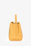 Loro Piana Yellow Leather Soft Cluisee Top Handle with Strap