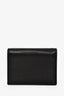 Gucci Black Leather 'Blind For Love' Bee Bi-Fold Card Holder