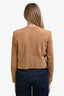 Sandro Brown Suede Jacket Size 3
