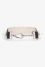 Fendi Black Leather Faux Pearl Bag Strap