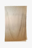 Gucci Beige Cotton Silk Blend GG Supreme Scarf 140