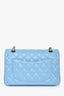 Pre-loved Chanel™ 2022+ Blue Caviar Leather Small Classic Double Flap Bag