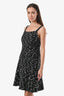 Pre-loved Chanel™ 2002 Black/White Tweed A-Line Dress Size 40