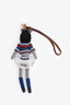 Miu Miu Navy Knit 'Technical Yarn Trick' Doll Keychain