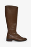 Bottes cavalières Stuart Weitzman en cuir marron, taille 36