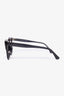 Jimmy Choo Black/Silver Glitter Acetate Cat Eye Sunglasses