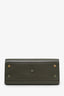 Saint Laurent Olive Leather Baby Sac De Jour Tote with Strap