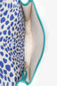 Hermès Blue Canvas and Leather Toile Printed 'Jeux Dans La Jungle' Backpack