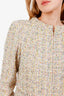 Pre-loved Chanel™ 2011 Runway Multicolour Tweed Sequin Jacket with Midi Skirt Set Size 42 40