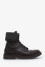 Brunello Cucinelli Brown Leather Combat Boot Size 39