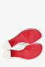 Christian Louboutin Black Thong Heeled Sandals Size 36.5