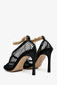 Bottega Veneta Black Mesh Chain Heels Size 38