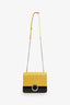 Bvlgari 2016 Yellow/Black Colourblock Crossbody Bag