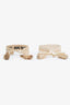 Christian Dior Beige Oblique Cotton Bracelet Set