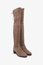 Stuart Weitzman Beige Suede Tieland Long Boots Size 7
