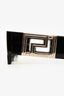 Versace Black Square 'Greca' Rectangular Sunglasses