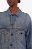 Alexander Wang Blue Cotton Denim Jacket Size S