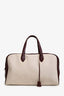 Hermès Beige/Brown Canvas and Leather Victoria Duffle Bag