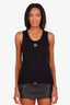 Loewe Black Ribbed Anagram Tank Top Size XL