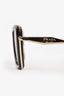 Prada Black/Gold Square 581 Sunglasses