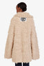 Acne Studios Beige Kangry Angry Bear Cardigan Size M-L