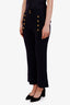 Chloe Navy Blue Buttoned Trousers Size 36