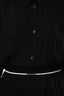 Miu Miu 2022 Black Pleated Crepe Mini Dress Size 42