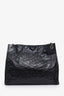 Sac porté épaule Niki en cuir glacé noir Saint Laurent