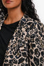 Smythe Green Camo Print Single Breasted Blazer Size 2