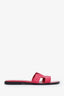 Hermès Rose Fuchsia Oran Sandals Size 37