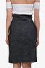 Stella McCartney Navy Cotton with Wool Pencil Skirt Size 40