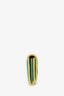 Miu Miu Blue/Yellow Matelassé Leather Continental Wallet with Cardcase