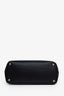 Prada Black Saffiano Leather Medium Double Zip Galleria Tote With Strap