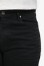 Saint Laurent Black Denim Dark Wash Bermuda Shorts Size 32