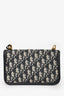 Christian Dior Navy Oblique Jacquard Dioraddict Bag with Strap