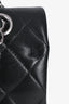 Pre-loved Chanel™ 2011 Black Lambskin Small Double Flap SHW