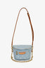Louis Vuitton Blue Denim and Leather Mini Bum Bag with Strap & Chain
