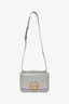 Gucci Grey Calfskin Horsebit Siena Small Shoulder Bag