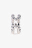 Hermès Sterling Silver 'Chaine d'ancre Alea II' Beaded Ring Size 53