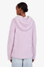 Acne Studios Purple Wool Fluffy Hoodie Size S