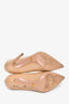 Prada Nude Saffiano Leather Pointed Toe Heel Size 39