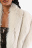 Unbranded White Fox Fur Shawl