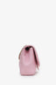Mini sac Chanel™ d’occasion 2015-16 en cuir d’agneau rose matelassé, rabat Mademoiselle Chic