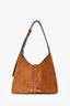 Strathberry Brown Suede Kite Hobo Bag